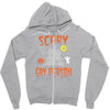 scary gay person Zipper Hoodie