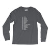 beard length chart funny professor grandpa mustache humor Long Sleeve Shirts