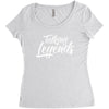 TALK LEGENDS Women's Triblend Scoop T-shirt