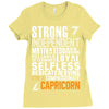 Strong Independent Motivated Capricorn Ladies Fitted T-Shirt