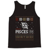 santa pisces christmas ugly t shirts Tank Top
