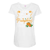 fall i teach the cutest pumpkins Maternity Scoop Neck T-shirt