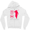 eat sleep battlefield Zipper Hoodie