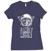 Family Trip To Moon Ladies Fitted T-Shirt