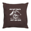 instant pirate just add rum Throw Pillow