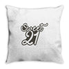 sweet 21 twenty Throw Pillow