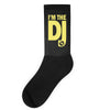 im a dj graphic tee mens Socks