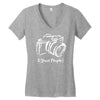 camera photographer Women's V-Neck T-Shirt