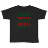 Merry Christmas Ya Filthy Animal Toddler T-shirt