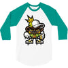hop hop bear 3/4 Sleeve Shirt