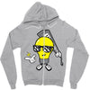 light blub guy Zipper Hoodie