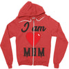 love mom Zipper Hoodie