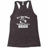 christmas shirt it's the most wonderful time for beer funny Racerback Tank