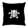 cat cap Throw Pillow