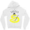 rich snake Zipper Hoodie