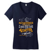 I'm a november woman I was born with my heart Women's V-Neck T-Shirt