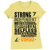 Strong Independent Motivated Virgo Ladies Fitted T-Shirt