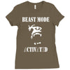 beast mode Ladies Fitted T-Shirt