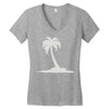palm tree Women's V-Neck T-Shirt