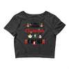 first grade christmas crew Crop Top