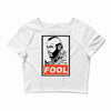 fool b.a. baracus Crop Top