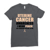 Uterine Cancer Awareness I Wear Peach For Some Special To Me Ladies Fitted T-Shirt