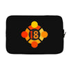 orange 18 Laptop sleeve