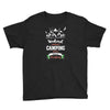 Weekend Forecast Camping With A Chance Of Drinking Youth Tee