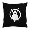 new v for vendetta logo Throw Pillow