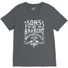 sons of anarchy soa motorcycle club tv show V-Neck Tee