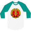ddr logo blau 3/4 Sleeve Shirt