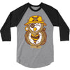 pirate owl 3/4 Sleeve Shirt