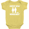 under new management stag night wedding mens Baby Onesie