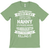 Super Cool Nanny Of A Freaking Awesome Granddaughter T-Shirt