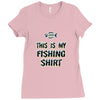 my fishing shirt Ladies Fitted T-Shirt
