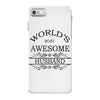 world's most amazing husband greeting iPhone 7 Case