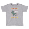 ugly dinosaur merry christmas Toddler T-shirt