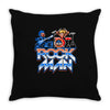 rock man Throw Pillow