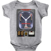 flux capacitor inspired by back to the future ideal birthd present Baby Bodysuit