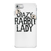 crazy rabbit lady iPhone 7 Case