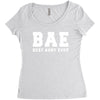 BAE Best Aunt Ever Women's Triblend Scoop T-shirt