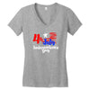 happy independence day the united states Women's V-Neck T-Shirt