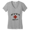 mash 4077th tv division vintage style Women's V-Neck T-Shirt