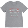 happy halloween witches V-Neck Tee