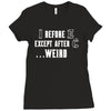 i before e except after c Ladies Fitted T-Shirt