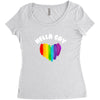 Hella Gay Women's Triblend Scoop T-shirt