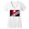 Red Girl Women's V-Neck T-Shirt