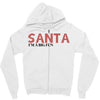 santa i'm a big fun Zipper Hoodie