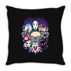 studio ghibli - spirited away Throw Pillow