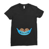 Two Peas In a Pod Twin Chocolate Baby Boys Ladies Fitted T-Shirt